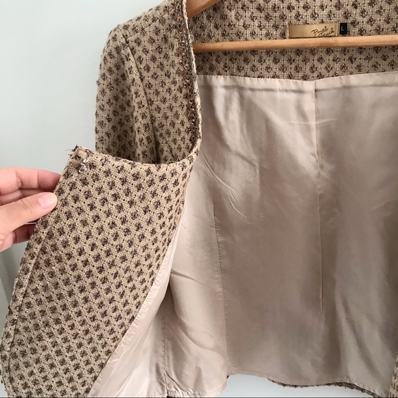 Cropped Tweed Jacket/Cardigan - Picture 3 of 5